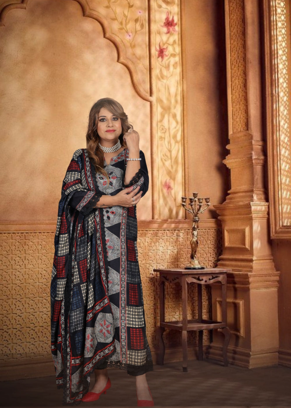 Naqsh Black Exclusive Cotton Suit