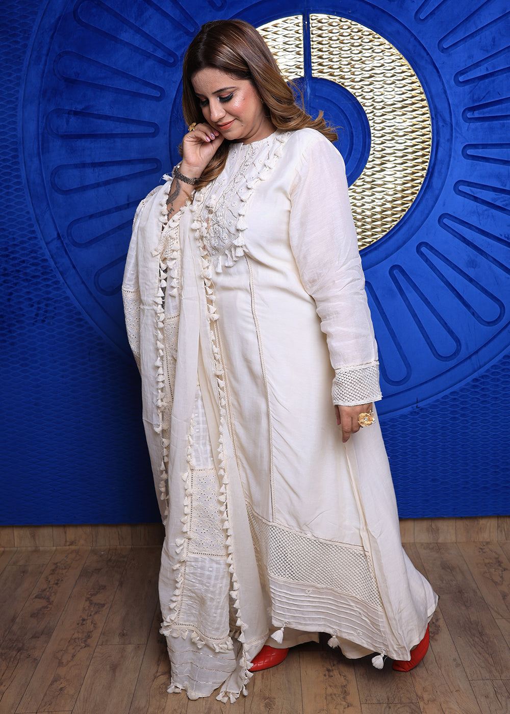Naqsh Embroidery Work A-Line Suit