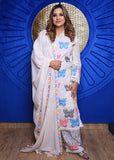 Naqsh Digital Print & Hand Work Linen Suit