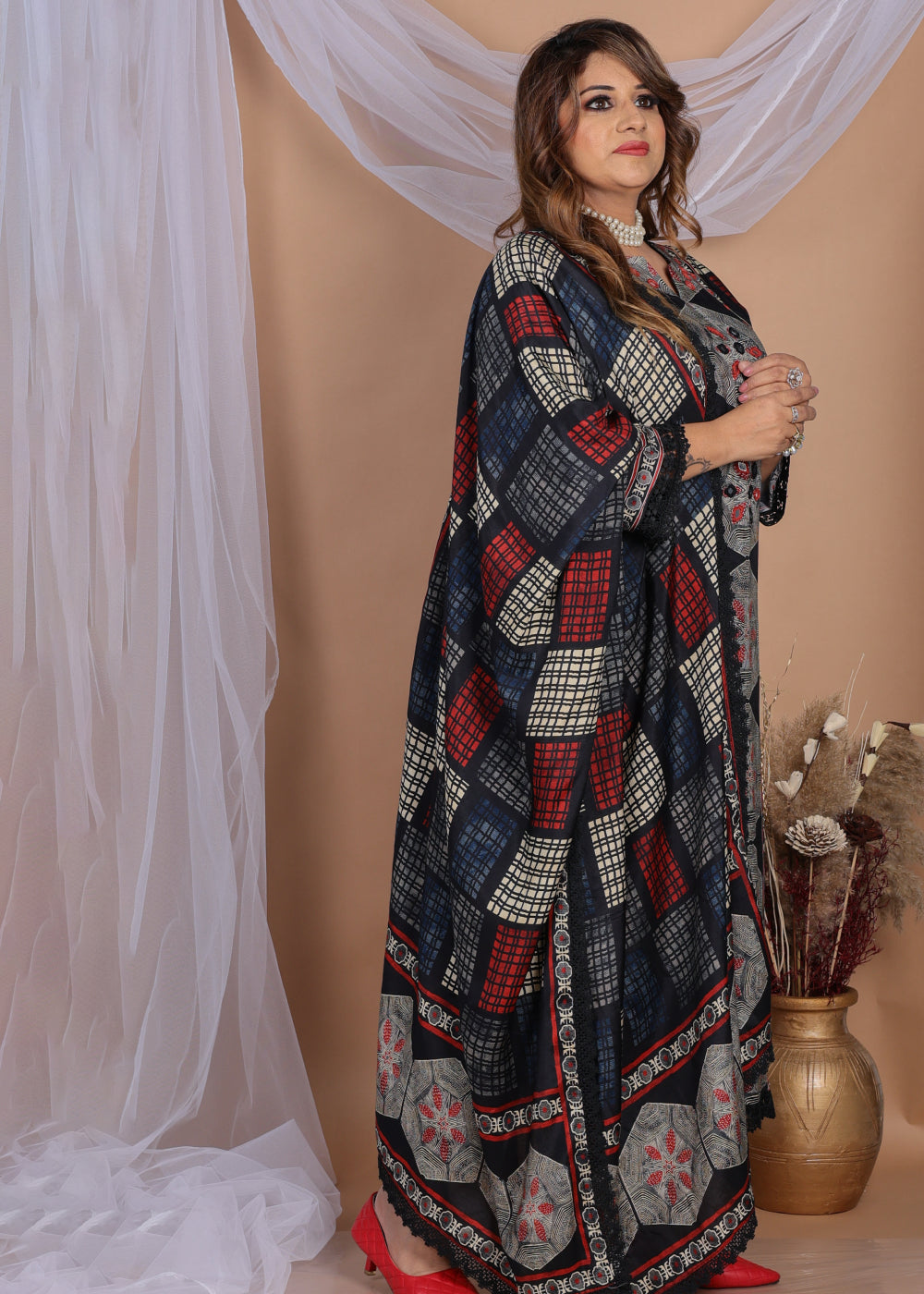 Naqsh Black Exclusive Cotton Suit