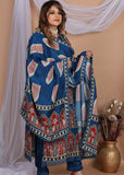 Naqsh Blue Cotton Suit