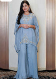 Naqsh Designer Blue Co-ord Suit Set