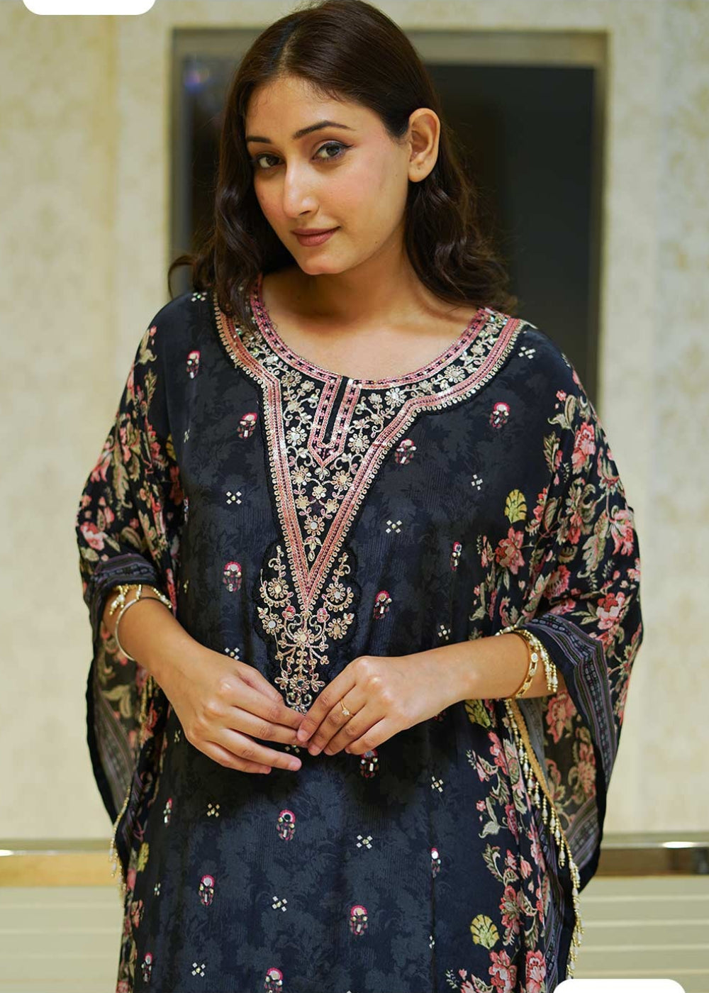 Naqsh Blue Exclusive Kaftan Set