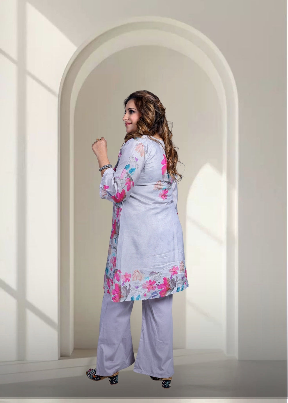 Naqsh Co-ord Suit Set With Digital Print