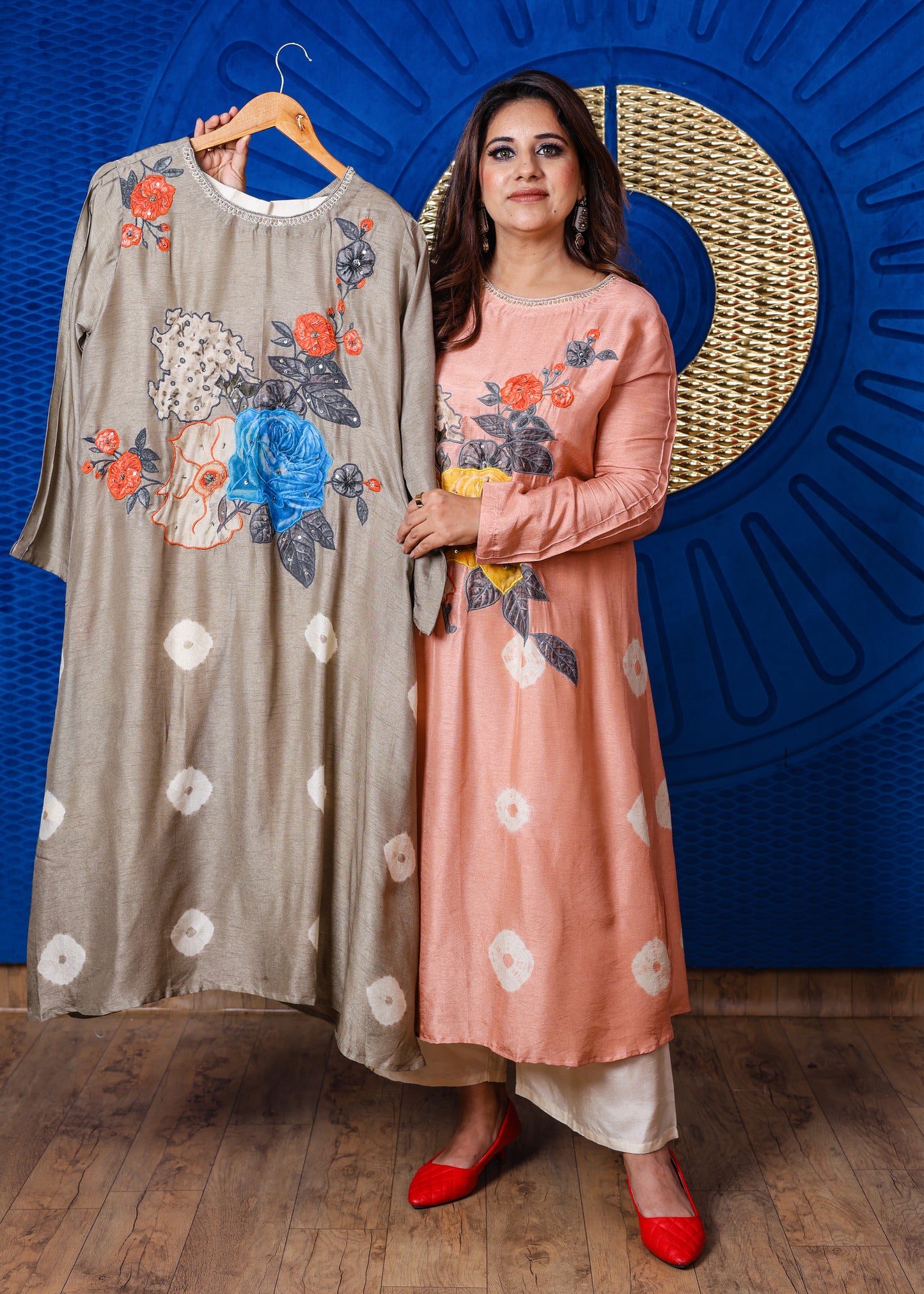 Naqsh Bloom Charm โ Floral Kurta Set