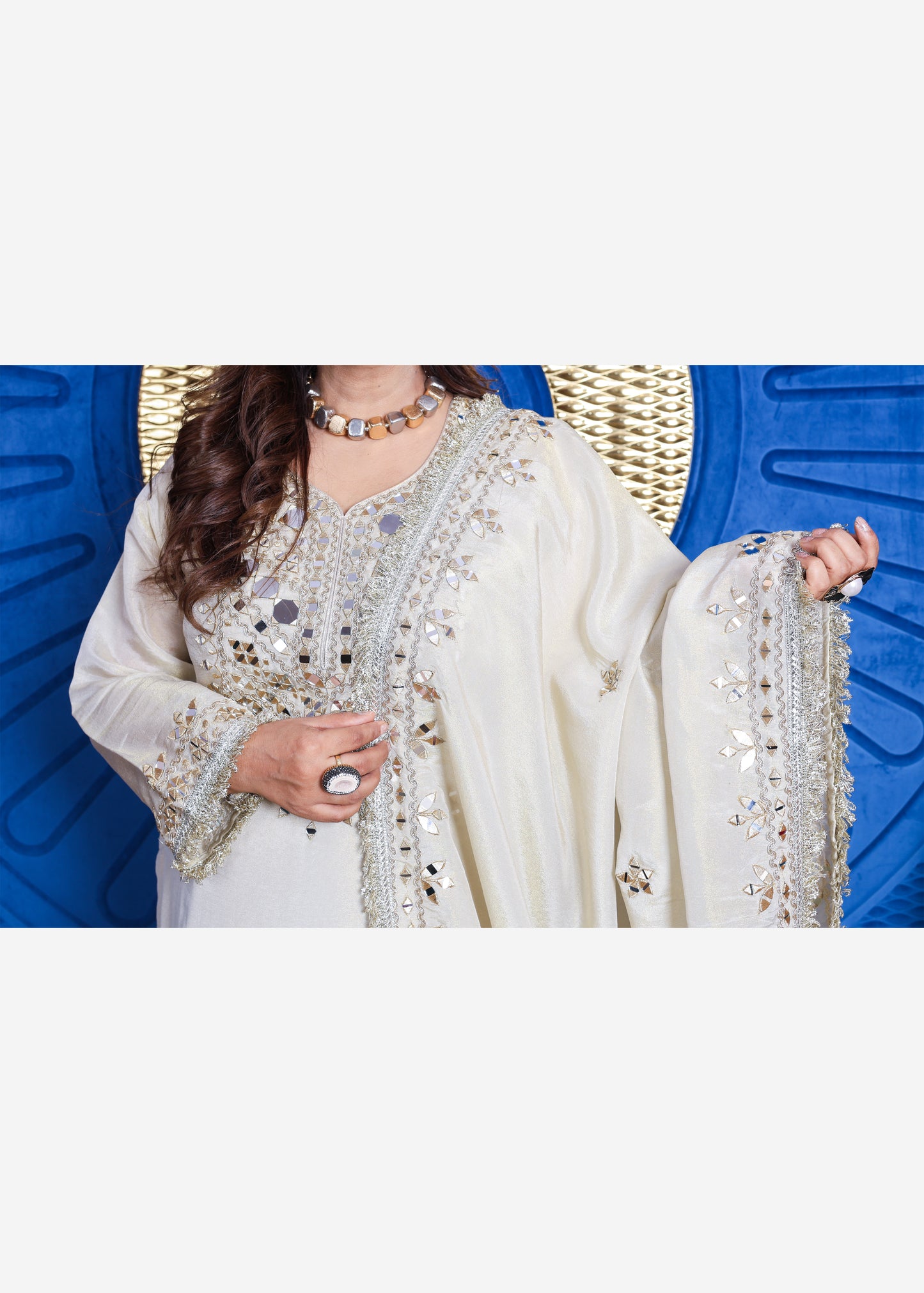 Naqsh Embellished Sharara Suit Set