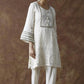 Naqsh White Designer Tulip Pant Set
