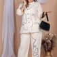 Naqsh White Stylish Co-ord Suit Set