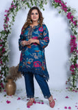 Naqsh Printed Chinnon Fabric Suit