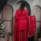 Deep Rani pink Sharara suit