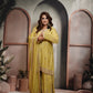 Lime Yellow Sharara suit set