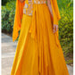 Naqsh Yellow Stylish Gown