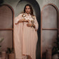 Pastel Peach Kaftan Co-ord Set