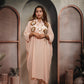 Pastel Peach Kaftan Co-ord Set