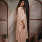 Pastel Peach Kaftan Co-ord Set