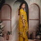 Patola Mustard yellow Kaftaan Set