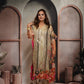 Patola Grey & Pink Kaftaan Set