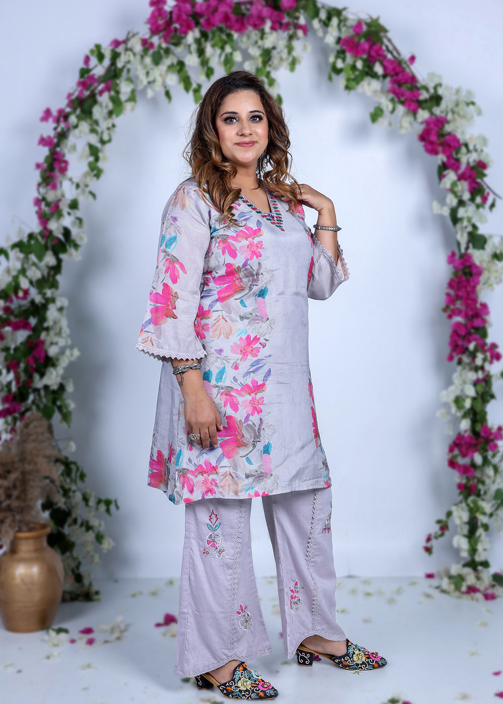 Naqsh Co-ord Suit Set With Digital Print