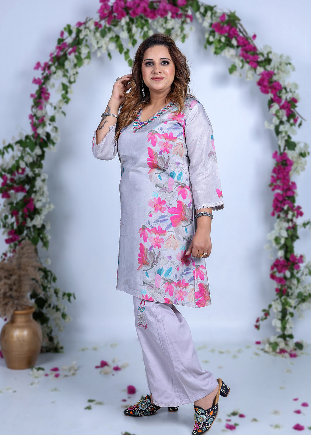 Naqsh Co-ord Suit Set With Digital Print