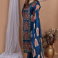 Naqsh Blue Cotton Suit