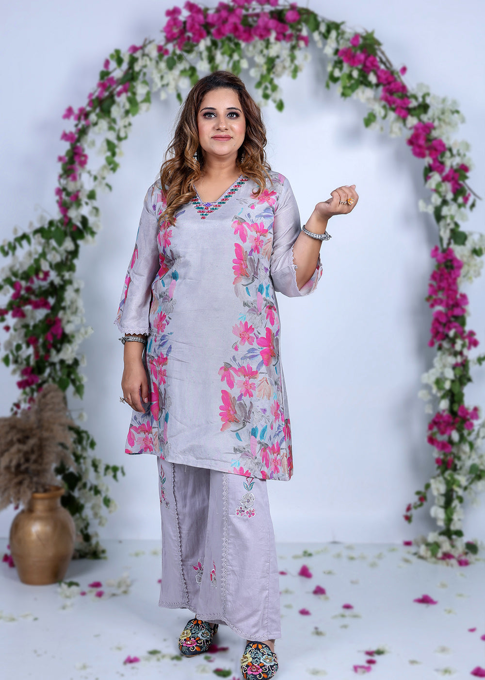 Naqsh Co-ord Suit Set With Digital Print