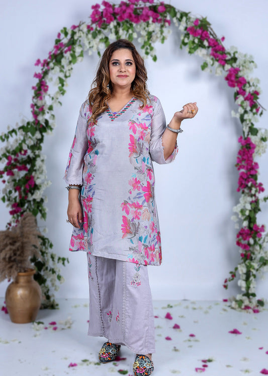 Naqsh Co-ord Suit Set With Digital Print