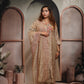 Aarzoo Ivory Embroidered A-Line Linen Suit
