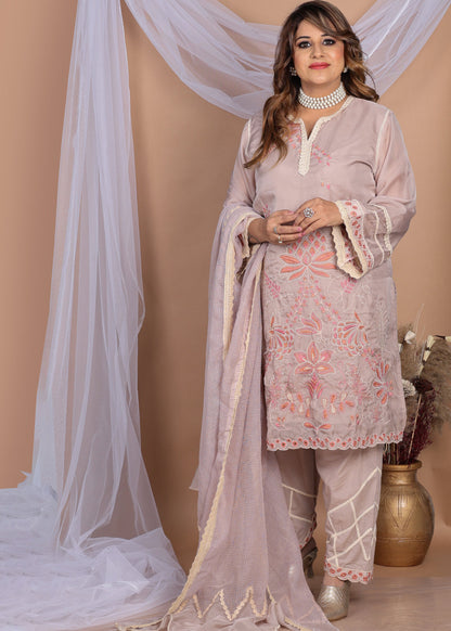 Naqsh Pink Co-ord Suit Set