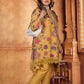 Naqsh Mustard Co-ord Suit Set