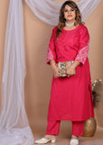 Naqsh Red Exclusive Cotton Suit