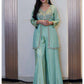 Naqsh Green Indo-western stylish dress