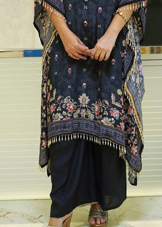 Naqsh Blue Exclusive Kaftan Set