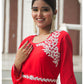 Naqsh Red Stylish Gown