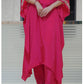 Naqsh Pink Designer Kaftan set