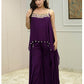 Naqsh Purple Indo-western stylish dress