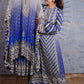Naqsh Royal Radiance – Blue & Silver Embroidered Suit Set