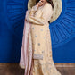 Naqsh Rosé Radiance – Embroidered Sharara Suit