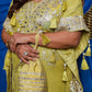 Naqsh Mirror Work Sharara Set with Potli Bag