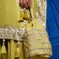 Naqsh Mirror Work Sharara Set with Potli Bag