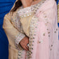 Naqsh Rosé Radiance – Embroidered Sharara Suit